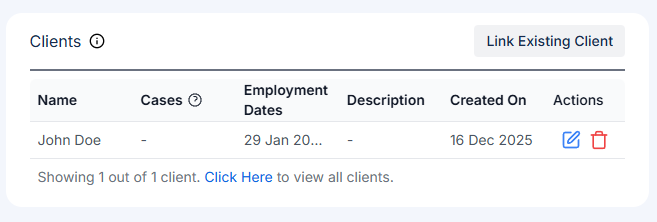 Linked Clients